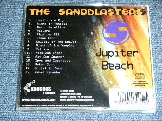 画像: THE SANDBLASTERS - JUPITOR BEACH /  2002 UK ENGLAND ORIGINAL  BRAND NEW  CD 