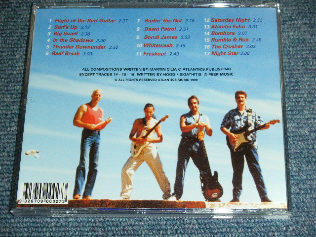 画像: THE ATLANTICS - ALL THE BACKING TRACKS from FLIGHT OF THE SURF GUITAR +PICK+MAGNETIC / 2001 AUSTRALIA ONLY Used CD  