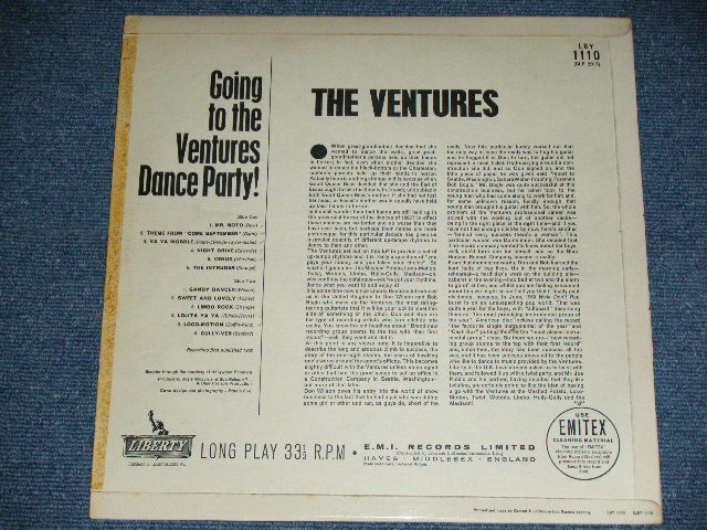 画像: THE VENTURES - GOING TO THE VENTURES PARTY ( Ex++/MINT- ) / 1962 UK ENGLAND ORIGINAL MONO  Used  LP 