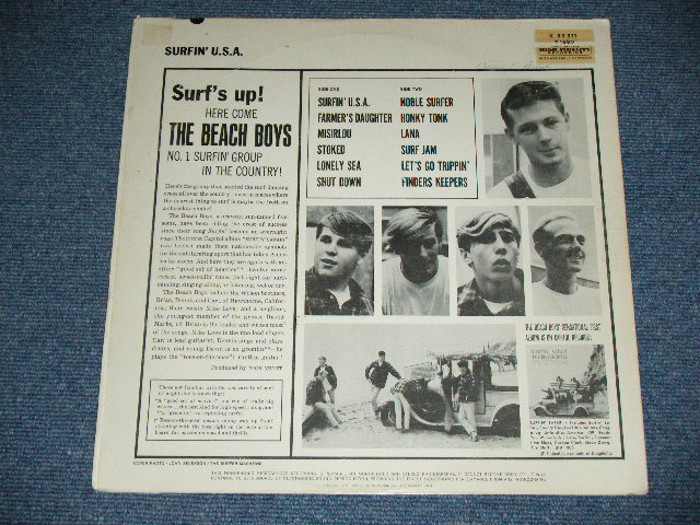 画像: The BEACH BOYS - SURFIN' USA ( BERRY Credit on LABEL ) / 1963 WEST-GERMANY ORIGINAL STEREO Used LP