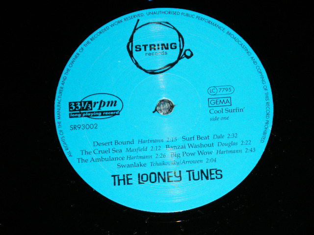 画像: THE LOONEY TUNES BAND - COOL SURFIN' with Bonus Single    / 1993 GERMANY GERMAN ORIGINAL Brand New LP 