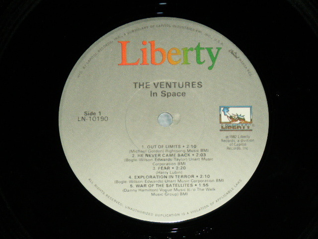 画像: THE VENTURES - IN SPACE ( Reissue 10 Tracks Version : MINT/MINT ) / 1982  US AMERICA REISSUE Used LP 