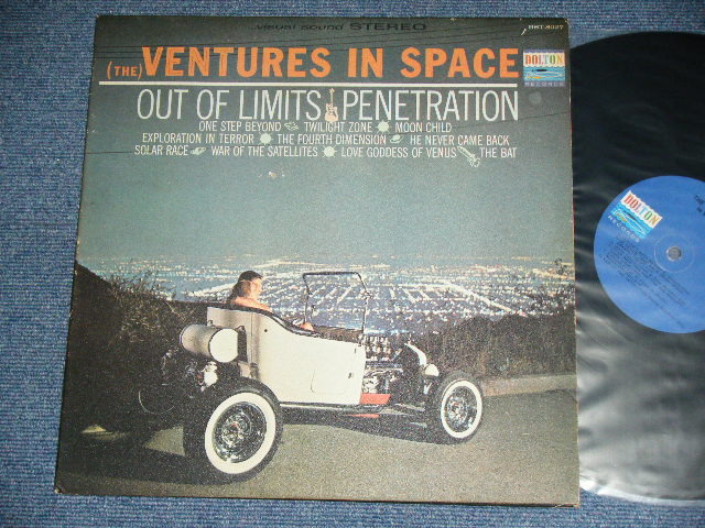 画像1: THE VENTURES - IN SPACE (  BLUE with BLACK Print Ｌａｂｅｌ，Ｍａｔｒｉｘン# BST-8027 SIDE 1/BST-8027 SIDE-2  Ex/Ex ) / 1964  CANADA カナダ ORIGINAL  L Stereo Used LP 