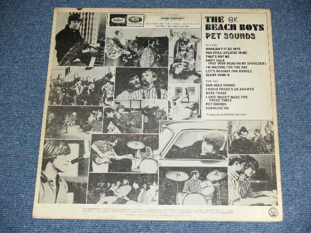 THE BEACH BOYS - PET SOUNDS ( T1-2458-G18/T2-2458-F19 #2 : VG++/VG