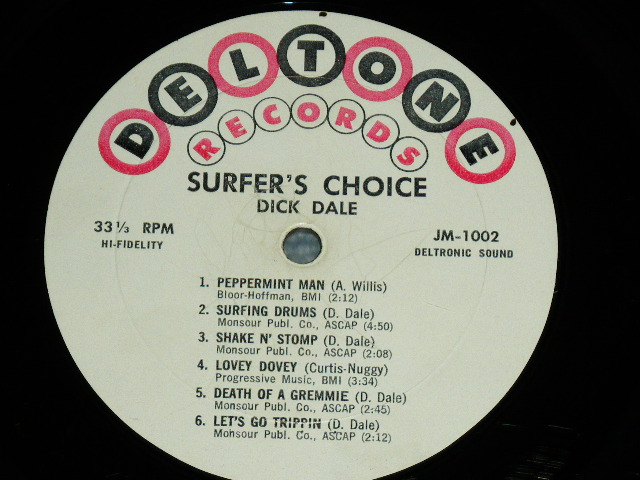 画像: DICK DALE & HIS DEL-TONES - SURFERS' CHOICE ( Ex+/Ex++ )  / 1962 US AMERICA ORIGINAL MONO Used LP 