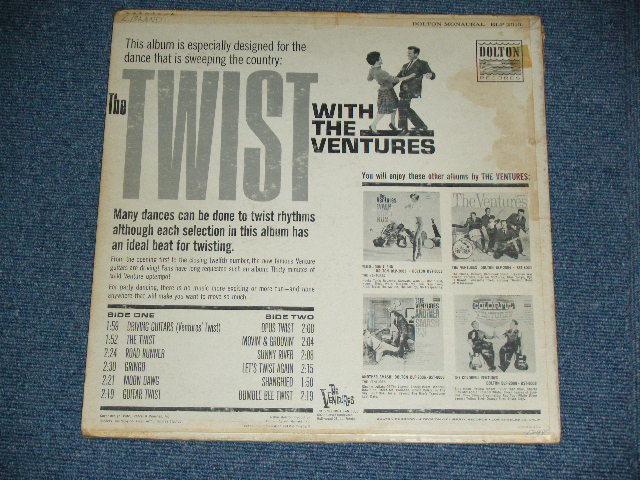 画像: THE VENTURES - TWIST WITH THE VENTURES ( LIGHT BLUE  Label : Matrix Number 1A/1C : VG+++/Ex++) / 1962 US ORIGINAL RELEASE VERSION MONO Used  LP 