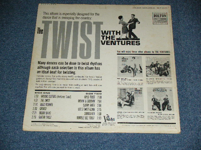 画像: THE VENTURES - TWIST WITH THE VENTURES (Matrix Number ) BLP 2010 -SIDE1-1B   B) BLP 2010-SIDE2-1D) ( Ex-/Ex-  EDSP) / 1962 US ORIGINAL 1st Press " LIGHT BLUE  Label"  MONO Used  LP 