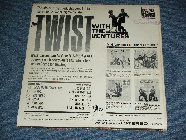 画像: THE VENTURES - TWIST WITH THE VENTURES ( TURQUOISE  Label : Matrix Number BST-8010 Side 1-1D/ BST-8010 Side 2-1D : VG+++/Ex+ B-6:Ex- ) / 1962 US ORIGINAL RELEASE VERSION STEREO  Used  LP 