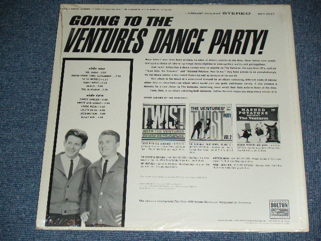 画像: THE VENTURES - GOING TO THE VENTURES PARTY ( BLUE with BLACK Print Label : MINT/Ex++) / 1964? RELEASE VERSION US Used  LP 