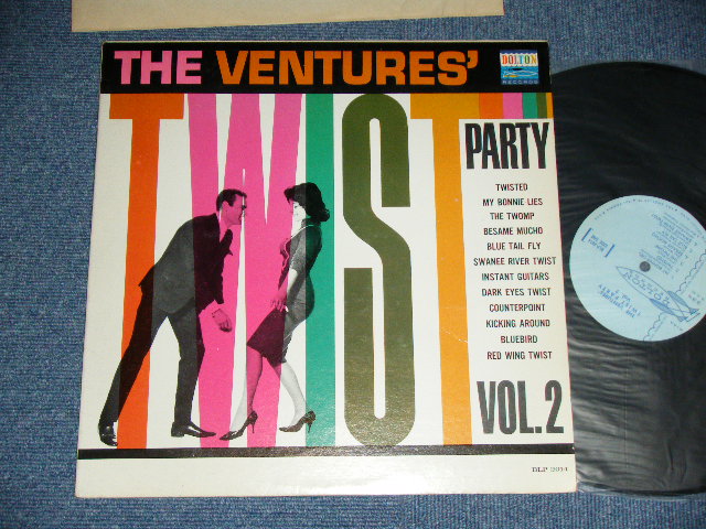 画像1: THE VENTURES - TWIST PARTY VOL.2  ( LIGHT BLUE  Label : Matrix Number BLP 2014-1E (SIDE-1) /  BLP 2014-1E (SIDE-2) :  Ex++,Ex/Ex+++,Ex++ ) / 1962 US ORIGINAL RELEASE VERSION MONO Used  LP 