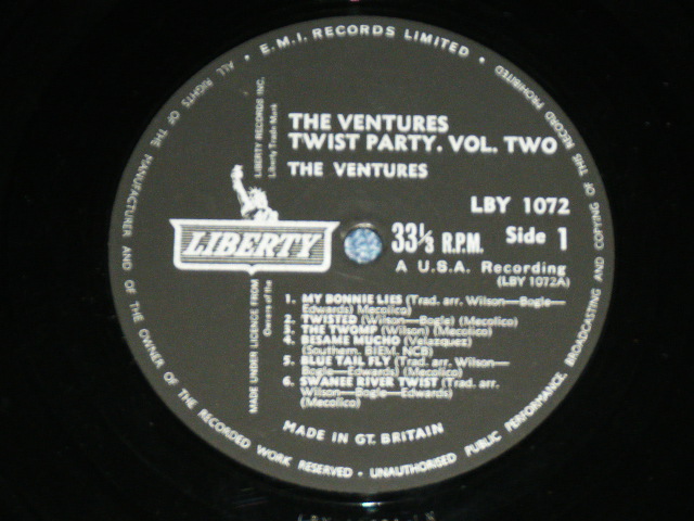 画像: THE VENTURES - TWIST PARTY VOL.2 ( Ex++/Ex+++ )  / 1962 UK ENGLAND ORIGINAL MONO Used LP 