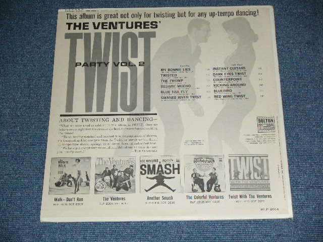 画像: THE VENTURES - TWIST PARTY VOL.2  ( LIGHT BLUE  Label : Matrix Number BLP 2014-1D (SIDE-1) /  BLP 2014-1E (SIDE-2) :  Ex+/Ex++ ) / 1962 US ORIGINAL RELEASE VERSION MONO Used  LP 