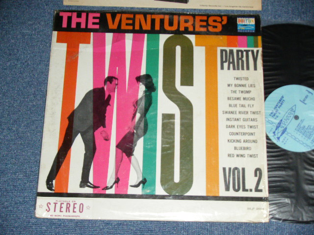 画像1: THE VENTURES - TWIST PARTY VOL.2  ( LIGHT BLUE  Label : Matrix Number BLP 2014-1-1A 1- / BLP 2014-2-1C 1- : Ex+,Ex+++/Ex+++ ) / 1962 US ORIGINAL RELEASE VERSION MONO Used  LP 