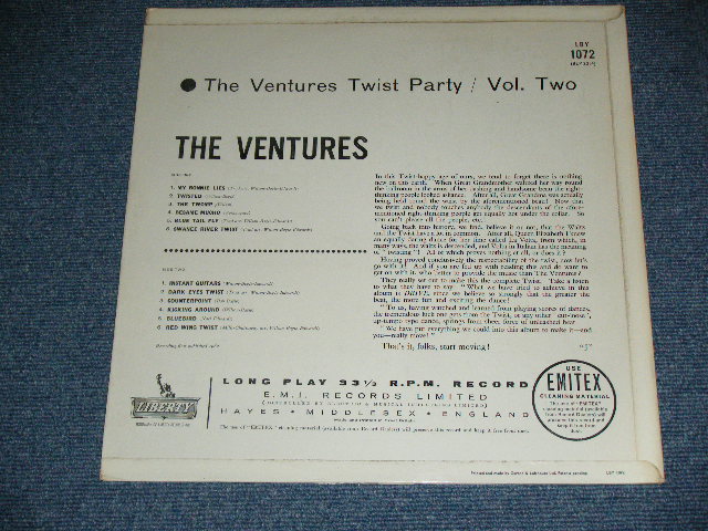 画像: THE VENTURES - TWIST PARTY VOL.2 ( Ex++/Ex+++ )  / 1962 UK ENGLAND ORIGINAL MONO Used LP 