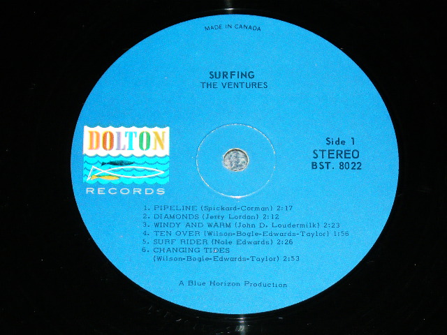 画像: THE VENTURES - SURFING / 196 CANADA ORIGINAL STEREO Used  LP 