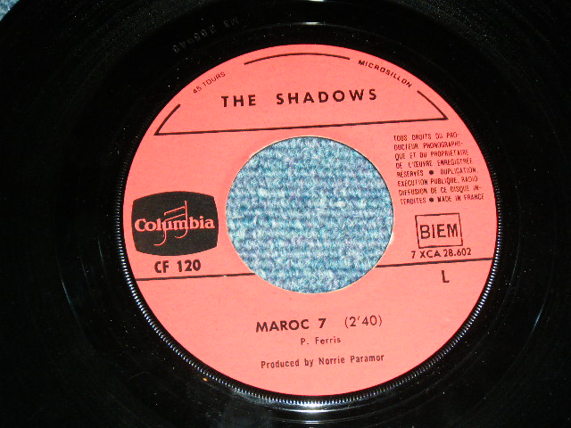 画像: The SHADOWS - TOMORROW'S CANCELLED ( Ex+++/Ex+++  ) / 1967 FRANCE FRENCH ORIGINAL Used 7" Single With PICTURE SLEEVE 