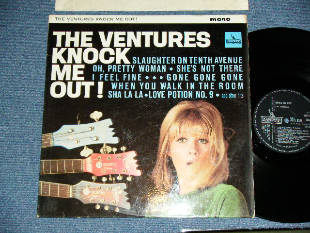 画像1: THE VENTURES - KNOCK ME OUT ( Without or NONE  "TOMORROW'S LOVE" Version : Ex+/Ex+++,Ex++ ) / 1965 UK ENGLAND ORIGINAL Large  MONO credit Used  LP 