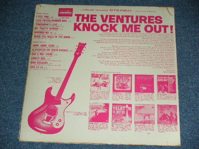 画像: THE VENTURES - KNOCK ME OUT ( Without or NONE  "TOMORROW'S LOVE" Version : Ex+/Ex+ ) / THAILAND  STEREO Used  LP 