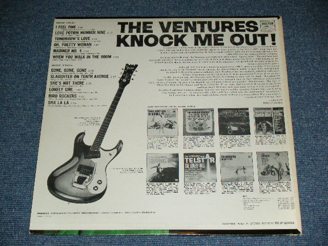 画像: THE VENTURES - KNOCK ME OUT (  US AMERICA ORIGINAL "PROMO Audition Label :With "TOMORROW'S LOVE" Version :  Matrix Number BLP 2033- 1  /  BLP 2033-2  : Ex+++/MINT- ) / 1965 US ORIGINAL "PROMO Audition Label " MONO Used  LP 