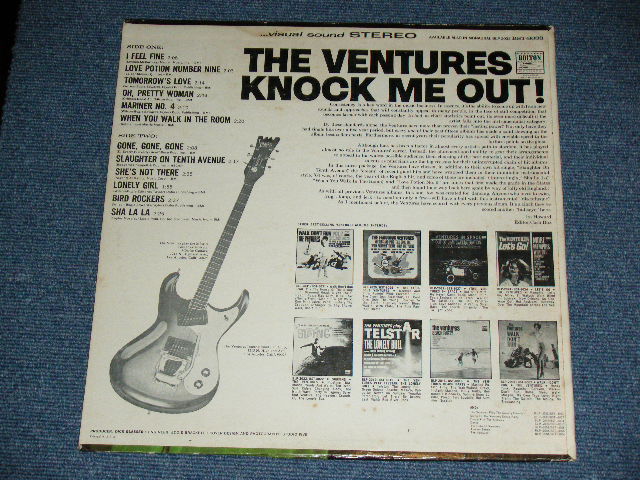 画像: THE VENTURES - KNOCK ME OUT (  US AMERICA ORIGINAL "BLUE with BLACK Print  Label :Without or NONE "TOMORROW'S LOVE" Version :  Matrix Number BST-8033-2  SIDE-1 1A/  BST-8033  SIDE-2-1A   : Ex++/Ex+++ ) / 1965 US ORIGINAL "BLUE with BLACK BLACK Print Label" STEREO Used  LP 