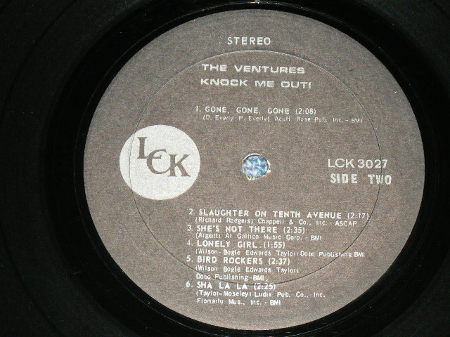 画像: THE VENTURES - KNOCK ME OUT ( Without or NONE  "TOMORROW'S LOVE" Version : Ex/Ex- ) / THAILAND  STEREO Used  LP 