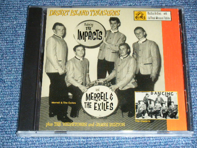 画像1: The IMPACTS + MERRELL & THE EXILES MORE - DESERT ISLAND TREASURES / 1997 US AMERICA ORIGINAL Brand New SEALED CD 