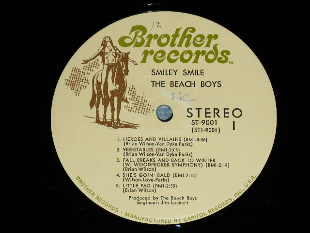 画像: The BEACH BOYS - SMILEY SMILE ( A) DT1-9001-H1/ B) DT2-9001-H1 #3 : Ex++/Ex+++ ) /. 1967  US ORIGINAL STEREO Used LP