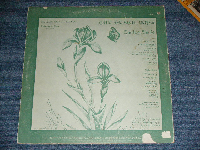 画像: The BEACH BOYS - SMILEY SMILE ( A) T-1-9001-F-3/B)T2-9001-F-3: VG+/VG+++ ) /. 1967  US ORIGINAL MONO  Used LP