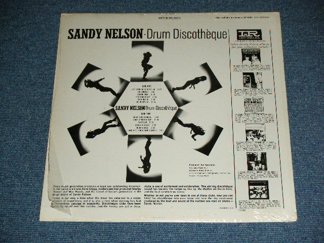 画像: SANDY NELSON -  DRUM DISCOTHEQUE  ( BLACK & PINK & WHITE label :  MINT-/MINT- ) / 1965  US AMERICA  ORIGINAL  STEREO  Used  LP 