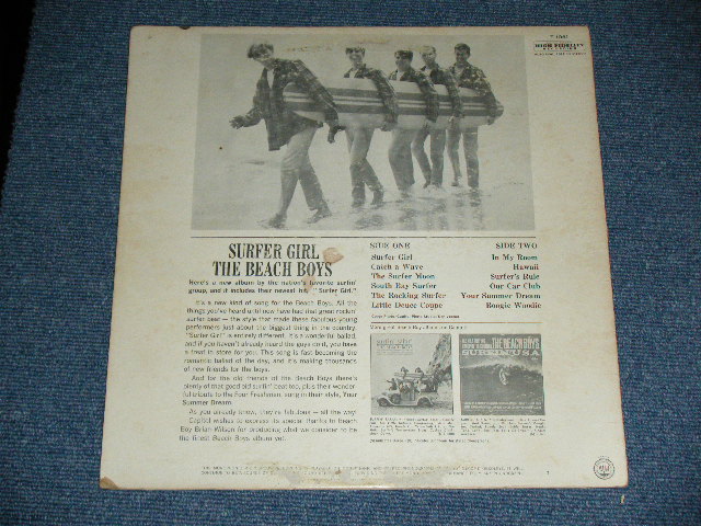 画像: The BEACH BOYS - SURFER GIRL ( Matrix Number : A) T1-1981-P1#2: B) T2-1981-F3#3  : Ex-,VG++/Ex ) / 1963 US ORIGINAL MONO LP