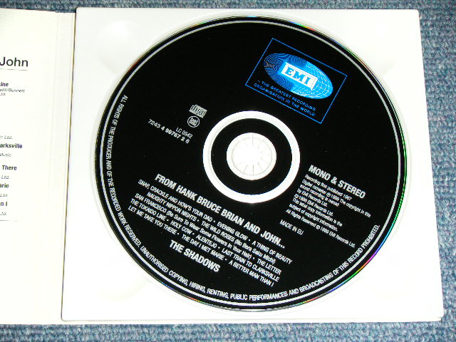 画像: The SHADOWS - FROM HANK,BRUCE,BRIAN and JOHN  ( MONO & STEREO 2 in 1 )   / 1998 UK ENGLAND ORIGINAL BRAND NEW Digi-Pack CD 