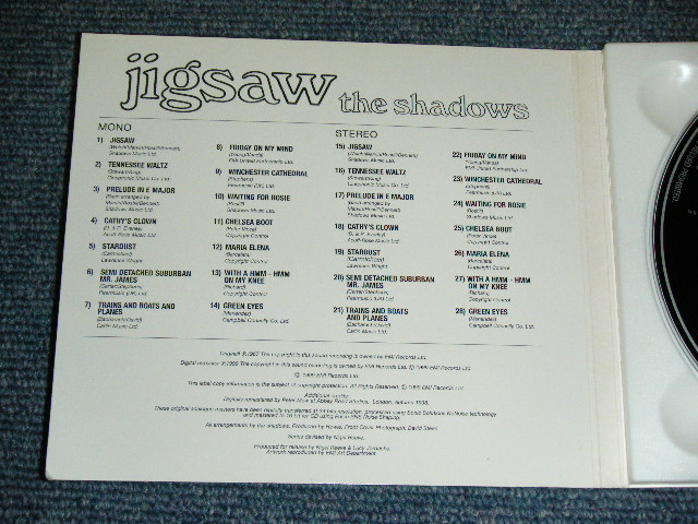 画像: The SHADOWS - JIGSAW  ( MONO & STEREO 2 in 1 )   / 1999 UK ENGLAND ORIGINAL BRAND NEW Digi-Pack CD 