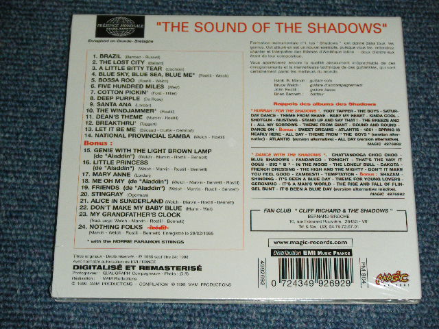 画像: THE SHADOWS  - THE SOUND OF THE SHADOWS ( ORIGINAL FRENCH Album+Bonus Tracks ) / 1999 FRANCE FRENCH Brand New SEALED CD 