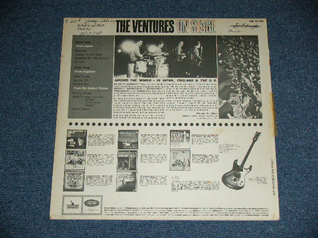 画像: THE VENTURES - ON STAGE ( Ex/Ex+++ ) / 1965 GERMAN GERMANY ORIGINAL STEREO Used LP 