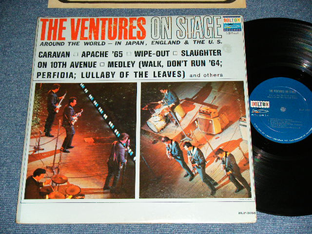 画像1: THE VENTURES - ON STAGE ( Matrix # A)BLP-2035 A-RE1/B)BLP-2035 B-1 ; Blue with Silver Print Label: VG+++/Ex++ Looks:Ex+ ) / 1965  US AMERICA  ORIGINAL MONO Used   LP