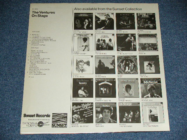 画像: THE VENTURES - ON STAGE ( Ex+++/MINT- ) / 1976 GERMAN GERMANY REISSUE STEREO Used LP 