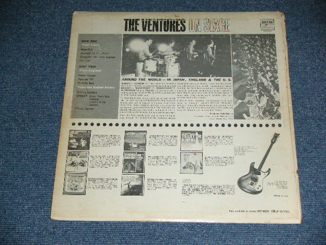 画像: THE VENTURES - ON STAGE ( Matrix # A)BLP-2035 A-RE1/B)BLP-2035 B-1 ; Blue with Silver Print Label: VG+++/Ex++ Looks:Ex+ ) / 1965  US AMERICA  ORIGINAL MONO Used   LP