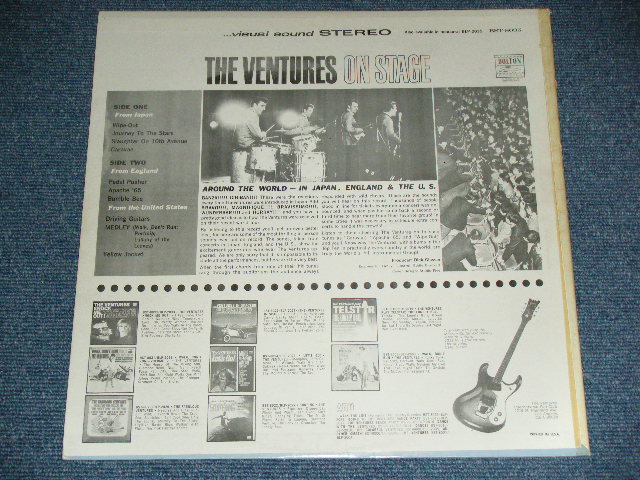 画像: THE VENTURES - ON STAGE ( Matrix # A)BST-8035-1/B)BST8035-2 ; "D" Mark Label: Ex,Ex++/Ex+++ ) / 1966?  US AMERICA  ORIGINAL STEREO Used   LP