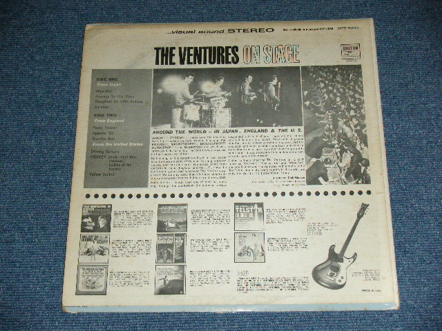 画像: THE VENTURES - ON STAGE ( Matrix # A)BST-8035-4 SIDFE-4 SIDE-1/B)BST8035-2 SIDE-2 ; "D" Mark Label:: Ex/Ex+ Looks: Ex) / 1966?  US AMERICA  ORIGINAL STEREO Used   LP