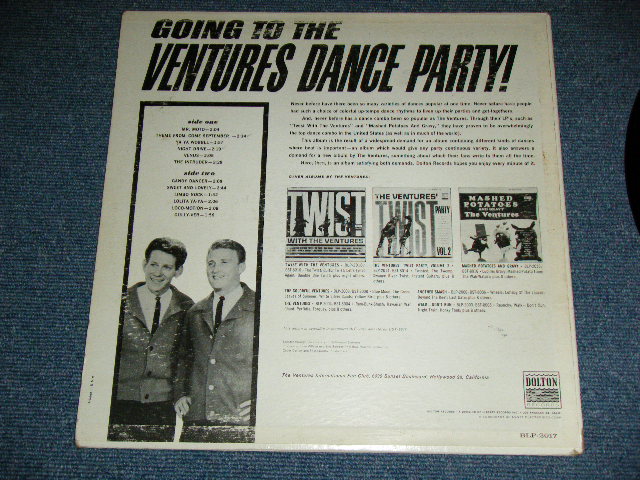 画像: THE VENTURES - GOING TO THE VENTURES PARTY ( Light BLUE  Label : ExEx+  ) / 1962 US ORIGINAL "Light BLUE Label" RELEASE VERSION MONO  Used  LP 