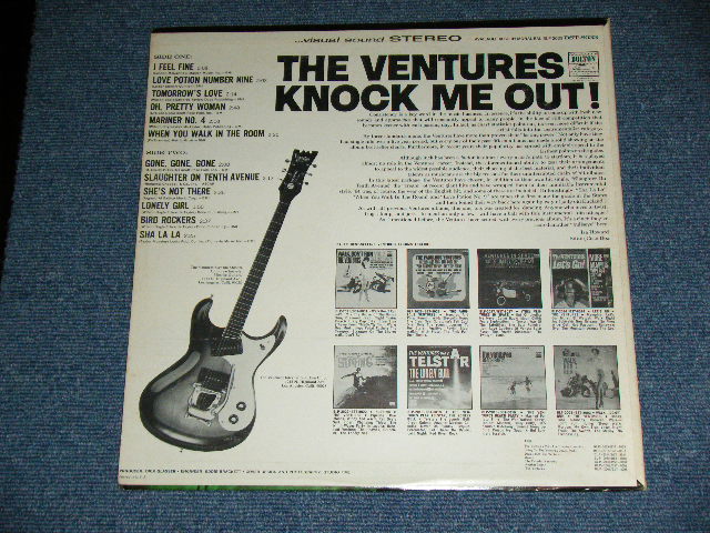 画像: THE VENTURES - KNOCK ME OUT ( "BLUE with SILVER Print  Label :With "TOMORROW'S LOVE" Version :  Matrix Number BST-8033 2 SIDE-1 /  BST-8033 2 SIDE-2 : Ex++/Ex++ Looks: Ex+ ) / 1965 US ORIGINAL "BLUE with SILVER Print Label" STEREO Used  LP 