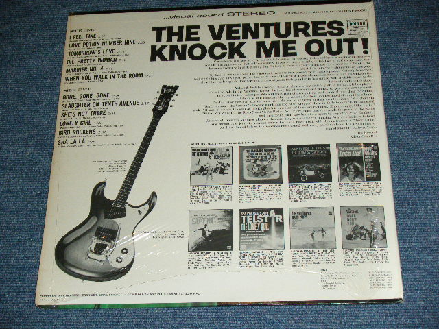 画像: THE VENTURES - KNOCK ME OUT ( SEALED ) / 1965 US AMERICA ORIGINAL STEREO "BRAND NEW SEALED" LP 