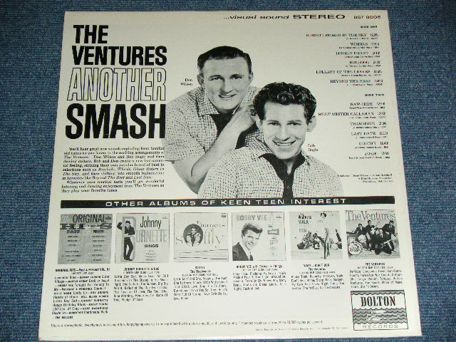 画像: THE VENTURES - ANOTHER SMASH ( 2nd Issued "SILHOUETTE COVER" : Matrix # A:BST 8006-1 /B: BST 8006-2 :  Ex++,Ex/MINT-) / 1966? Version US AMERICA "D Mark Label" STEREO Used LP 