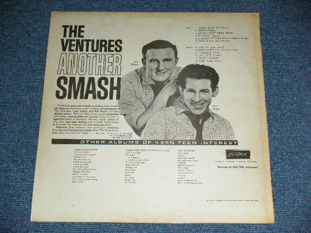 画像: THE VENTURES - ANOTHER SMASH ( TWO MEN with VIOLIN COVER : Ex++/Ex+++) /1961 UK ENGLAND ORIGINAL MONO Used LP 