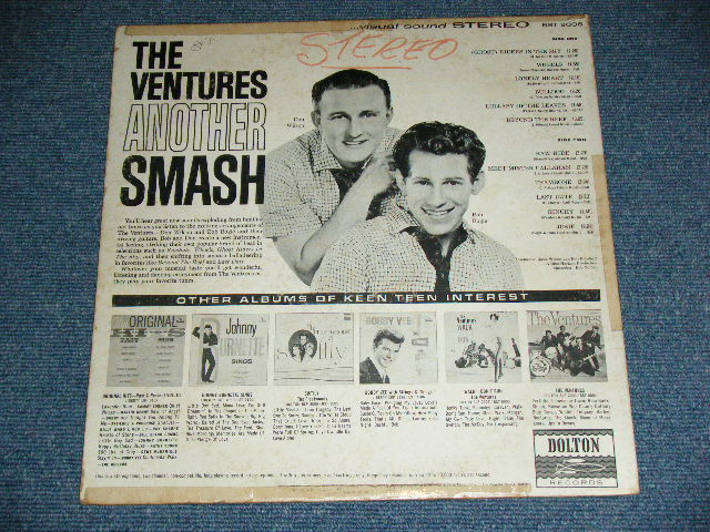 画像: THE VENTURES - ANOTHER SMASH ( First Cover Design : Matrix # A:BST 8006 -1/B: BST 8006-2 ; VG+++/Ex+++) / 1964 Version US AMERICA "BLUE with BLACK PRINT Label" STEREO Used LP 