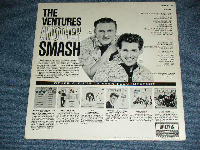 画像: THE VENTURES - ANOTHER SMASH ( First Cover Design : Matrix # A:BLP-2006  SIDE-1  I1 /B: BLP-2006 I1 SIDE-2 ; Ex++/MINT-) / 1961 US AMERICA ORIGINAL "LIGHT BLUE  Label" MONO Used  LP 