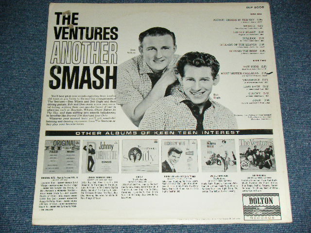 画像: THE VENTURES - ANOTHER SMASH ( 2nd Issued "SILHOUETTE COVER" : Matrix # A:BLP 2006 2 SIDE-1 /B: BLP-2006 I1 SIDE-2 :  Ex++/Ex++) / 1962? Version US AMERICA "DARK BLUE with SILVER PRINT Label"  MONO Used LP 