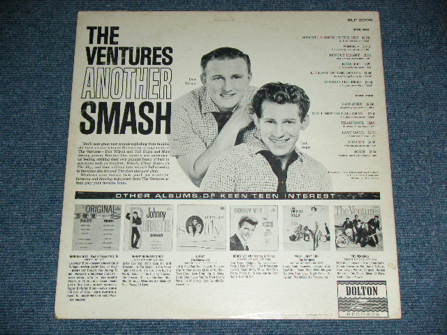 画像: THE VENTURES - ANOTHER SMASH ( First Cover Design : Matrix # A:BLP-2006  SIDE-1  I1 /B: BLP-2006 I1 SIDE-2 ; Ex+/Ex+++ Looks:Ex++) / 1961 US AMERICA ORIGINAL "LIGHT BLUE  Label" MONO Used  LP 