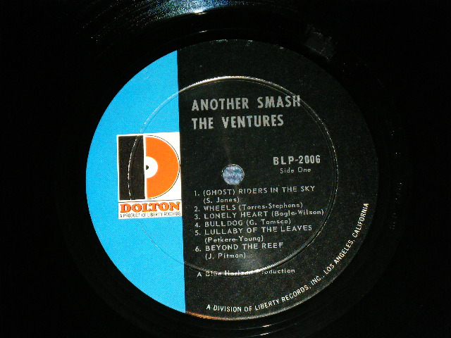 画像: THE VENTURES - ANOTHER SMASH ( 2nd Issued "SILHOUETTE COVER" : Matrix # A:BLP 2006 2 SIDE-1 /B: BLP-2006 I1 SIDE-2 :  MINT-/MINT) / 1966? Version US AMERICA "D Mark Label"  MONO Used LP 