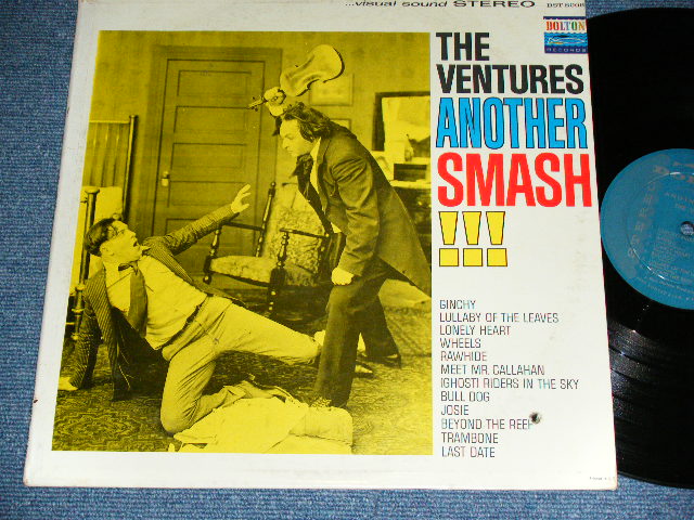 画像1: THE VENTURES - ANOTHER SMASH ( First Cover Design : Matrix # A:BST 8006 -1/B: BST 8006-2 ; Ex+/Ex+ Looks:Ex B-1: VG+++) / 1961 US AMERICA ORIGINAL "TURQUOISE GREEN Label" STEREO Used LP 